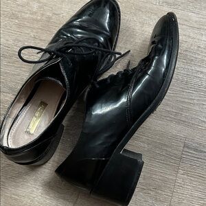 Louise et Cie Lo- Finch Black Patent Heeled Boots